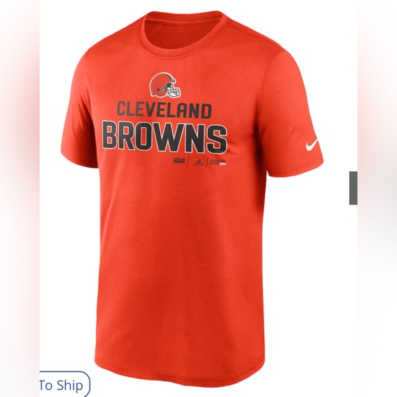 NWT - Nike NFL Cleveland Browns Men’s T Shirt - Size XL - Picture 2 of 10